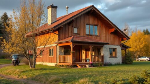 Ремонт да Стройка | Комбинированные дома: клееный брус и камень